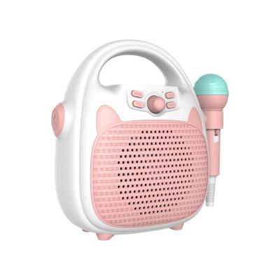 China Toy New Product Mini Portable Children Karaoke 3D Musical Machine Surround - Sound Can Be Connected Mobile Wireless KTV for sale