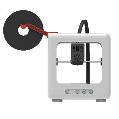 China drop shipping fully assembled high precision printing mini toy 3D printer for household education and students 225*220*235mm for sale