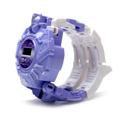 China Children's Watch Car Toy Technology Children's Robot Electronic Watch Children's Toy Robot Transformation Wrist Watch Sports Cartoon Watches Kids Christmas Gifts for sale