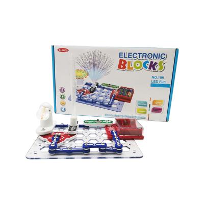 China Educational DIY Toy Circuits For Discovery Kit Circuits Experiments Kit , Smart Electronics Kids Electronics Block Kit Toy for sale