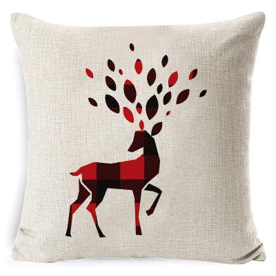 China Christmas Decoration JIANSE Christmas Cushion Cover For Home Decoration Christmas Tile Cover for sale