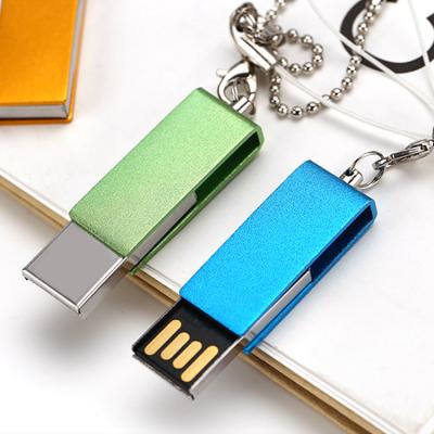 China Metal Waterproof And Dustproof Mini Rotary Metal 4gb 8gb16gb USB Flash Memory Hard Drive for sale