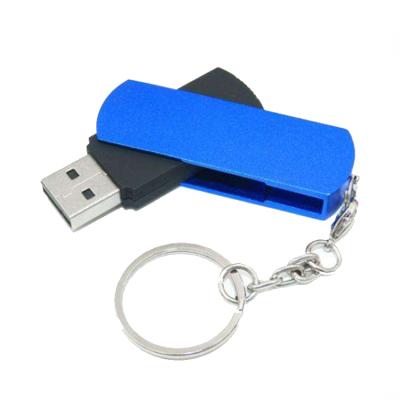 China Customizable Classic Logo 64GB 128GB Metal+abs Color Metal+abs Rotary USB Flash Drive for sale