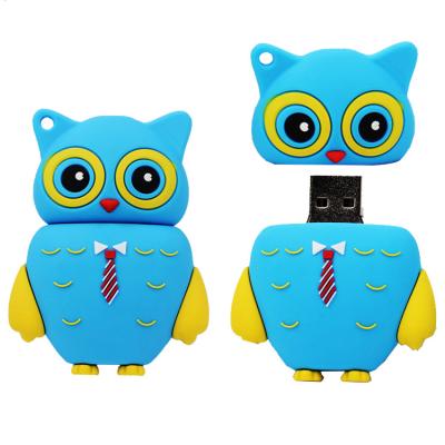 China Company Custom LOGO Mascot Character Snap Head Pendant Soft Silicone PVC Mold Opening USB Custom Shaped USB Flash Drive for sale