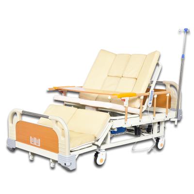 China Hostipal Medical Electric Manual Nursing Bed For Patient With Toilet Nursing Hospital Bed Nursing Hospital Reclining Chair Bed for sale