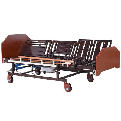 China Home Care Wooden Manual Patient Bed Headboard Direct Manufacturer for sale