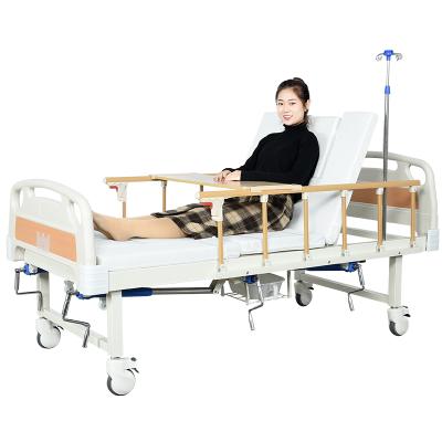 China Shinebright Health Care Home Medical Manual Nursing Bed Multi Functional Nursing Bed With Crank Home Use Nursing Bed for sale