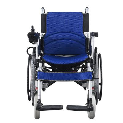 China Portable Electric Wheelchair Convenient Foldable Wheelchair For Elder Care Products From Manufacturer Direct for sale