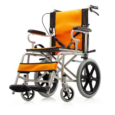 China Aluminum Manual Wheelchair Manufacturer Convenient Folding Lightweight Wheelchair For Disabled for sale