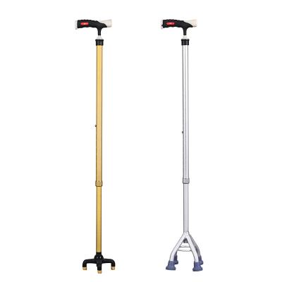 China Wholesale Two Sections Disabled Cane Foldable Walking Stick Rehabilitation Therapy Supplies Walking Auxiliary Disabled for sale