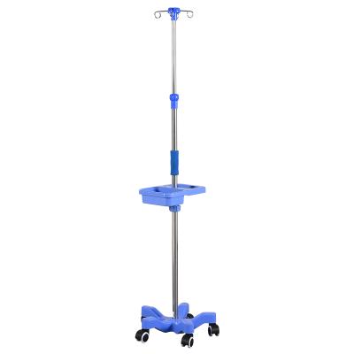 China Medical Hospital IV Pole Holder Adjustable Infusion Stand Direct Factory Price for sale