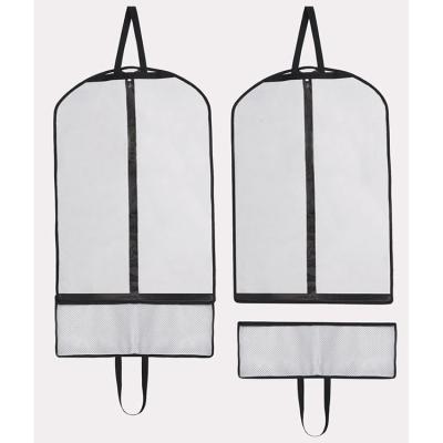 China 1GM00248 Wholesale Storage Clear PVC Separatable Custom Garment Bag For Clothing for sale