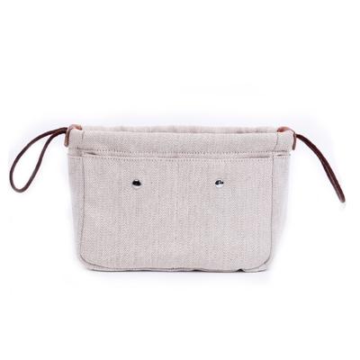 China 1CS0475 Canvas Daily Simple Makeup Travel Toiletry Bag With Logo Private Promotional Cosmetic Bag for sale