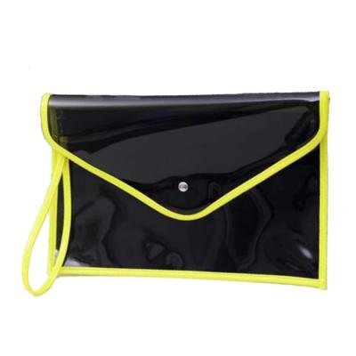 China HD1118 Fashion Fashion Clear Cross - Body Purse Bag Transparent PVC Envelope Bag for sale