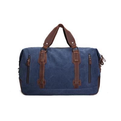 China 1DF0099 Vintage Canvas Travel Bag Extra Large Capacity Tote Waterproof Waxed Canvas Waterproof Duffel Bag for sale