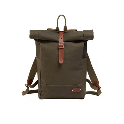 China BP0311 Fashion Vintage Canvas Backpack Waterproof Custom Camping Traveling for sale