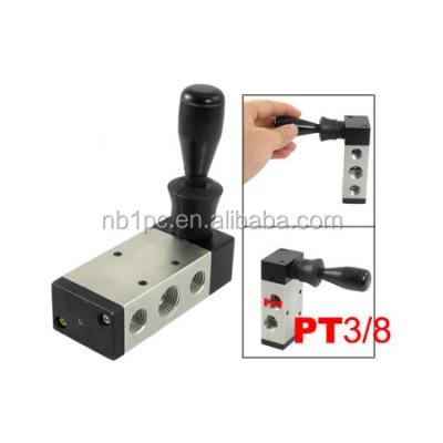 China 4H310-10 G3/8 5/2 Way General Manual Valve Hand Valve Pneumatic Directional Valve for sale