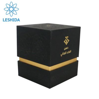 China Custom Logo Luxury Cardboard Paper Gift Rigid Box Wholesale Custom Black Cosmetic Packaging Box for sale