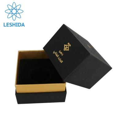 China 2021 High Quality Black Luxury Custom Paper Packaging Cardboard Cosmetic Paper Box for sale