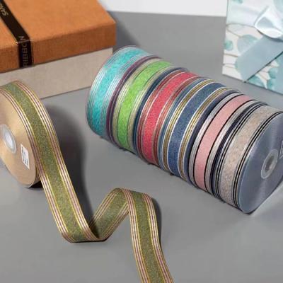 China Metallic Hot Sale Mixed Colors Double Faced 100% Polyester Smooth 1 Inch 25mm Satin Ribbon Many Colors for sale