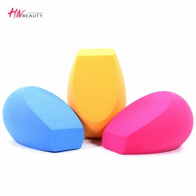 China Perfect for Makeup Artis Foundation Three Knife Cutter Non-latex Small Puff Pudding Beauty Eggs Makeup Sponge for sale