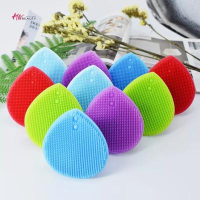 China New Portable Silicone Application Silicone Facial Mask Brush For Face Cleansing Brush Silicone Face Brush Facial Cleanser for sale