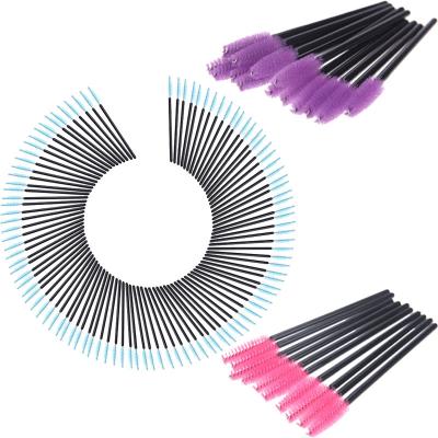 China Wholesale Cheap Disposable Eyelash Brush Eyelash Extension Brush Mascara Wand Brushes For Eyebrow Applicator for sale