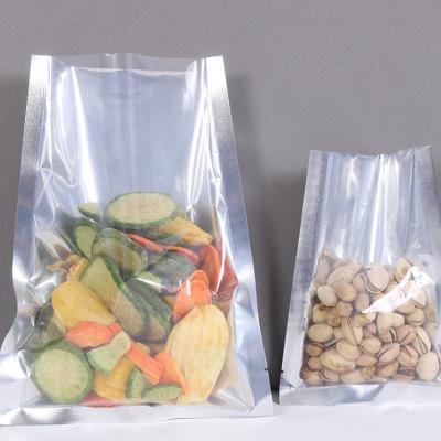 China Teardrop Front Plastic Packaging 3 Transparent Side Seal Zipper Bag Available, Food Packaging% for sale