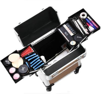 China ABS Aluminum Drugs Storage Box Case Emergency Medicine Trolley Case for sale