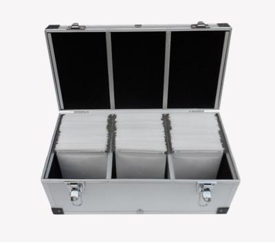 China 500pieces customized aluminum storage box CD transport case SHCD004 for sale