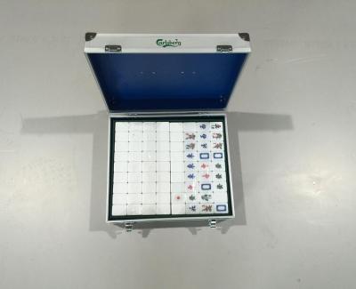 China Double stored aluminum storage case with mahjong in it for sale