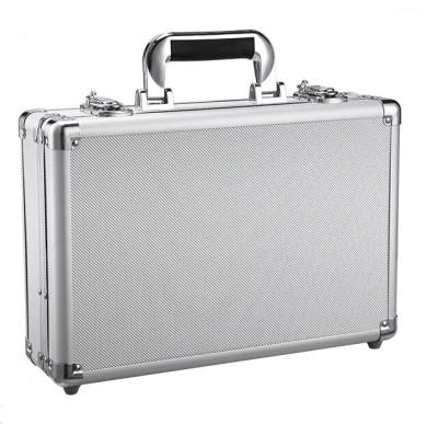 China High Quality Silver Aluminum Notebook Carry Case Lockable Resume for sale