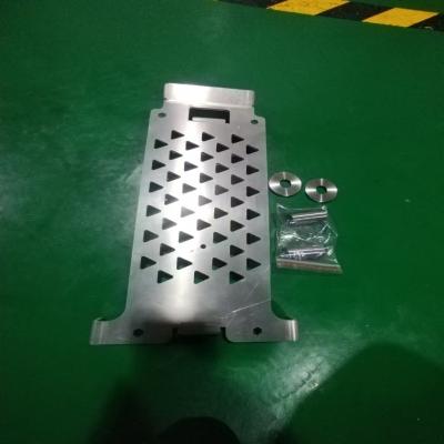 China 1mm High Precision Metal Cutting Parts Fireproof With Black Powder Coating for sale