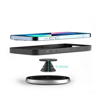 China 15W Cell Phone Portable Long Distance Wireless Charger OEM Fast Radio Charging By Thick Phone Case for sale