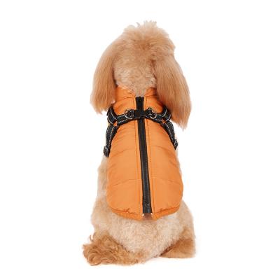 China Stocked Dog Coat Vest with Harness, Waterproof Warm Dog Harness Vest Clothes for Indoor Outdoor Small Medium Large Dogs for sale