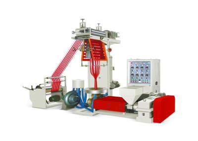 China Double Color HDPE Film Blowing Machine For T Shirt Bag , High / Lowe Pressure for sale