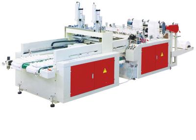 China Hot Sealing Hot Cutting T Shirt Plastic Bag Making Machines DFR-C Series 60 M/Min for sale