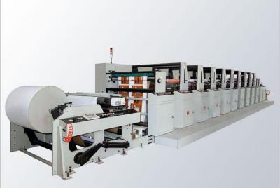 China Paper Film Flexographic Printing Machine With Inverter - Fed Motor Control RZJ-A for sale