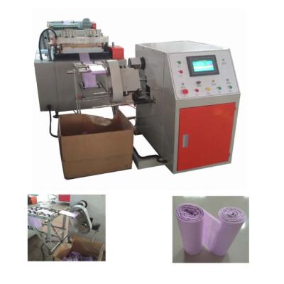 China Single Channel Garbage Bag Machine , Auto Winding Plastic Bag Production Machine QOJ-500 for sale