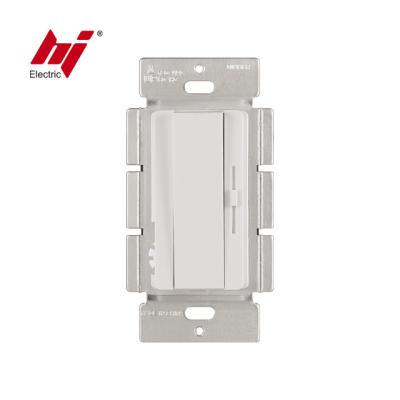 China Three Way Single Pole / UL Listed Three Way PWM 0 1-10V Led Dimmer Wall Switch for sale