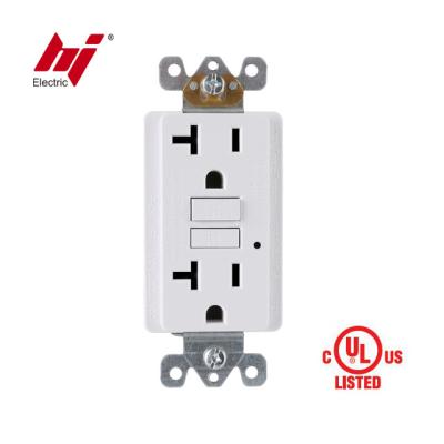 China US GFCI Self Test Plug 20A Electrical Outlet for sale