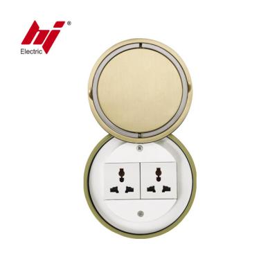 China Easy Installation IP66 Waterproof Floor Electrical Box With Outlet Socket for sale