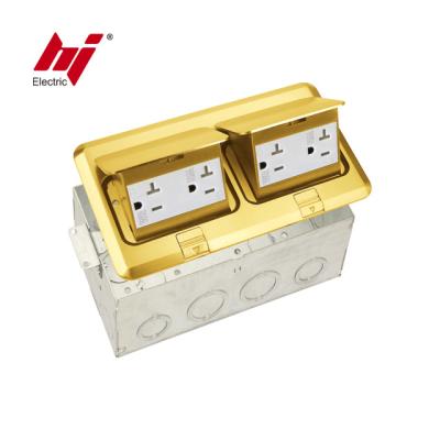 China Easy Installation SASO Approved Noise Floor Electrical Box With USA Standard Outlet for sale