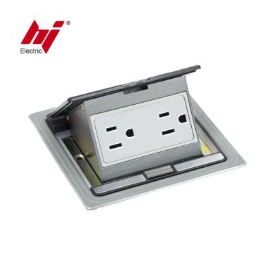 China Residential / Multipurpose Raised Stainless Steel Sound Floor Outlet Outlet Waterproof Electrical Box for sale