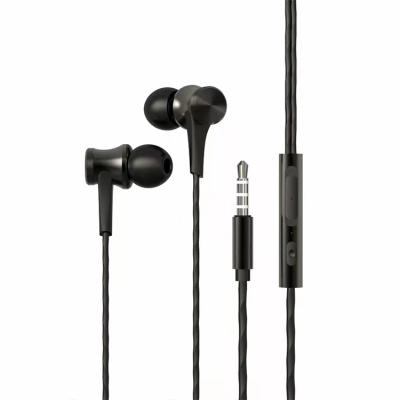 China Music 3.5Mm Plug Universal Mobile Phone Wired Perfect Sound Clear Calling In-Ear Headset With MIC for sale