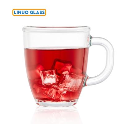 China Wholesale Custom Reusable Sustainable Borosilicate Single Wall Tea China Glass Cups for sale