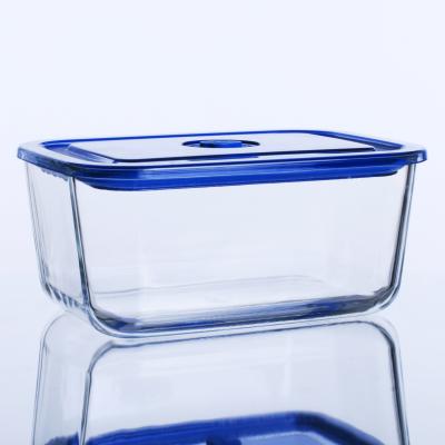 China Air Tight Microwavable Glass Container Glass Baby Food Storage Containers for sale