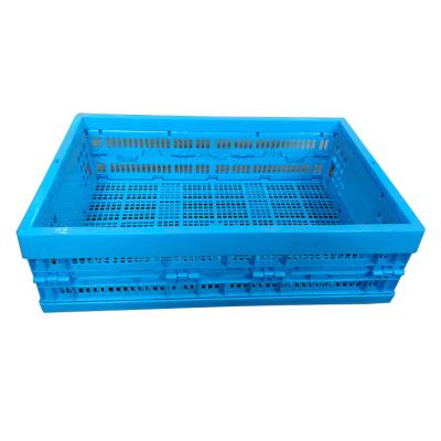 China Heavy Duty Collapsible Collapsible Foldable Plastic Crate Box Turnover Moving Tote Boxes Large Capacity Container for sale