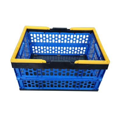 China Eco-friendly Supermarket Shopping Basket Hot Selling Basket With 2 Handles Shopping Basket Colorful Plastic for sale