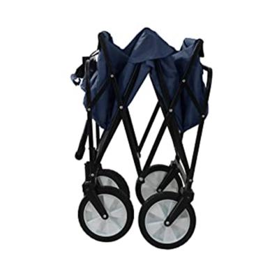 China Heavy Duty Garden Trolley Folding Hand Cart Garden Tool Yard Service Garden Cart for sale